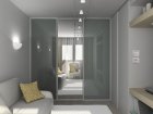 Future linear- obývací pokoj- ušlechtilá ocel,beton